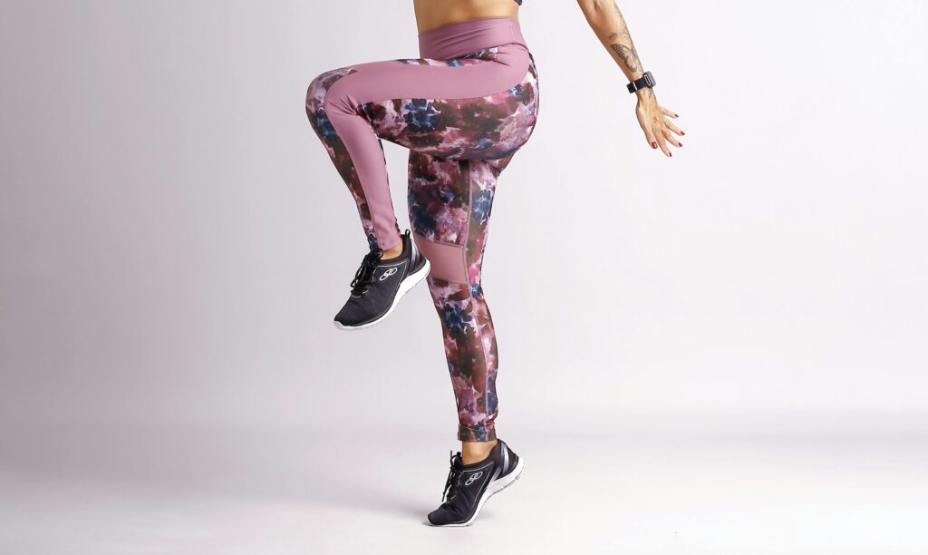 Leggins deportivos rosé de mujer con ajuste perfecto